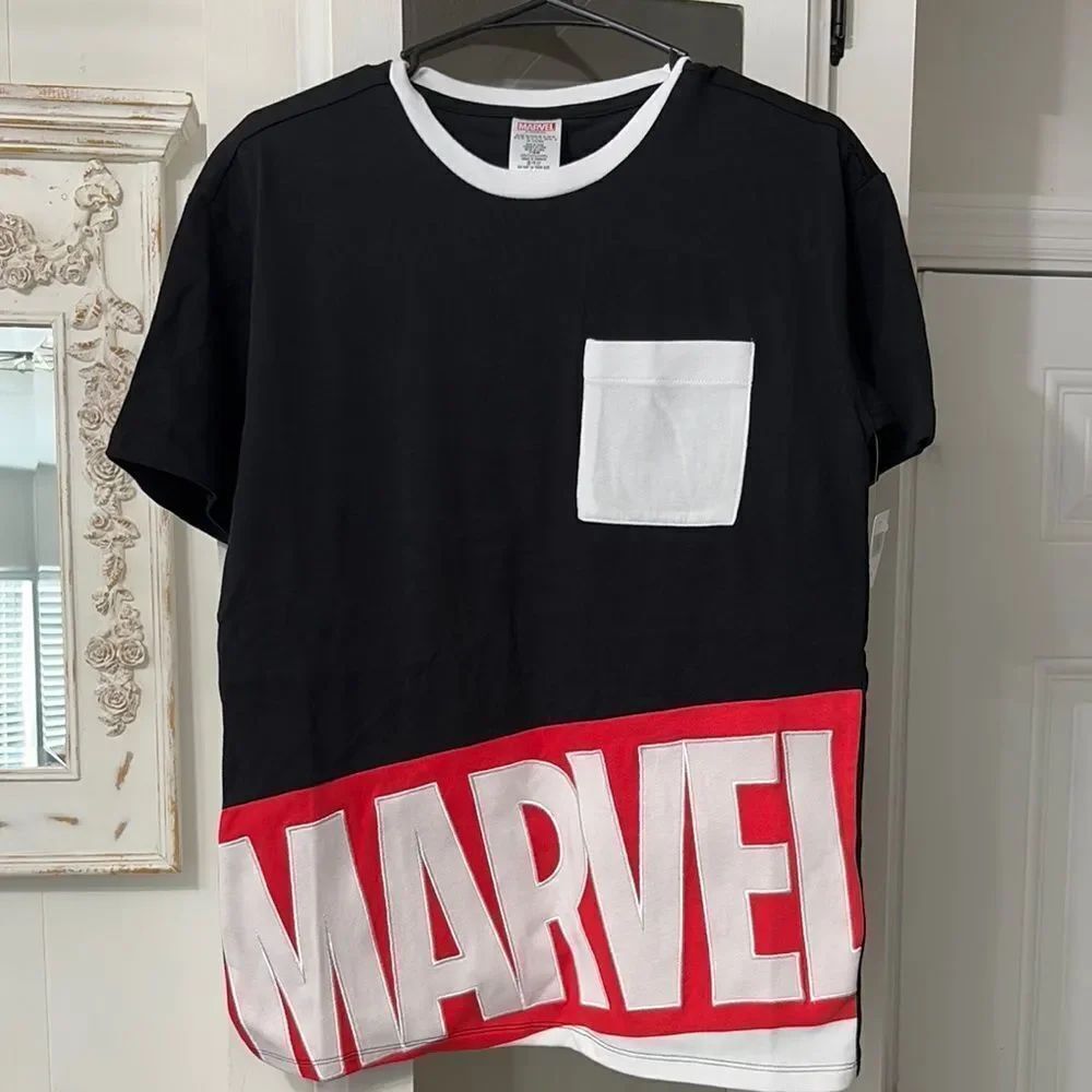 NWT MARVEL Disney TV Mens Pocket T-shirt size XS